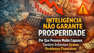 Inteligência não garante sucesso financeiro